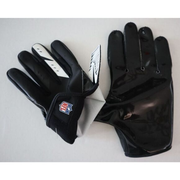 Nike Men's Sz 4XL Black Vapor Jet 5.0 Cold Weather Wide-Receiver Football Gloves - Picture 5 of 5